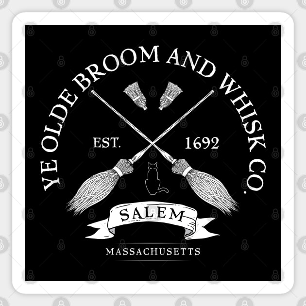 Salem Broom Co Sticker by Vector Deluxe